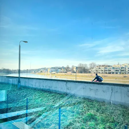 With Terrace And Two Bedrooms, Cracow Vistula Boulevards アパート *