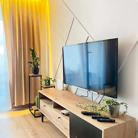 With Terrace And Two Bedrooms, Cracow Vistula Boulevards Apartment Krakow