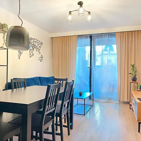 With Terrace And Two Bedrooms, Cracow Vistula Boulevards Lägenhet *